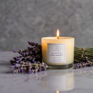 Świeczka Buddyjska „Spokój Umysłu” z Aromatem Lawendy