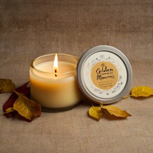 Świeca Sojowa "Złote Wspomnienia" - Blask Jesieni